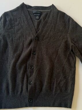 Banana Republic women’s  Dark Gray V-Neck Button Cardigan